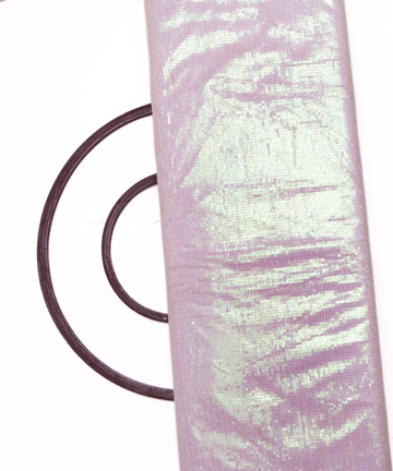 White Rainbow Colour Small Heavy Sequin Net Fabric